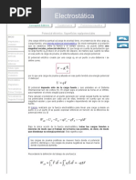 Electrostática. Potencial Eléctrico. Superficies Equipotenciales