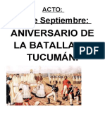 Acto de Batalla de Tucumán 2021