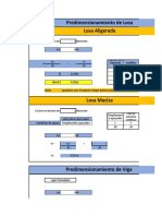 Pre Dimensionamiento y Diseño de Vigas