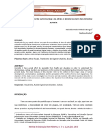 Transtorno Do Espectro Autista TEA e As Artes O Ensino Da Arte No Universo Autista