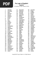 Word List Level 6