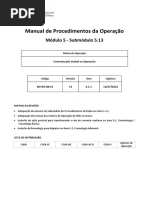 MPO - Documento Normativo - 4. Rotinas Operacionais - SM 5.13 - 4.1. Rotinas Gerais - 4.1.7. Relacionamento Operacional - RO-RO - BR.01 - Rev.13