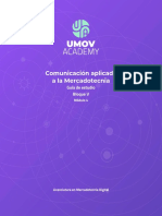 Comunicación Aplicada A La Mercadotecnia: Guía de Estudio Bloque V