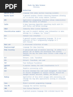 Glossary - Tools For DS