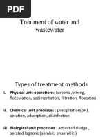 Treatment of Water & Wastewater