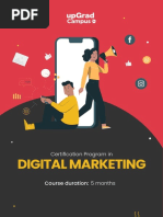 Upgrad Campus - Digital Marketing Brochure