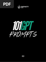 101 GPT Prompts PDF