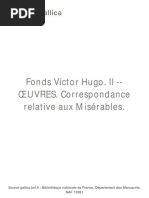 Fonds Victor Hugo II - (... ) Hugo Victor btv1b530772010