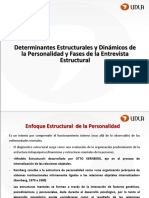 Kernberg - Entrevista Estructurales y Dinámicas de La Personalidad y Fases de La Entrevista Estructural