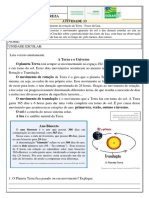 Atividade 13 5 o Ano Ciencia Da Natureza Tema Terra e Universo e o Movimento de Rotacao Da Terra Fases Da Lua 1