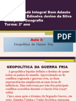 Aula 3-2ºano-Geopolítica Da Guerra Fria 1º (Bimestre)