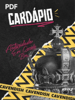 Cardápio Cavendish