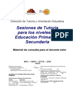 Sesiones de Tutoria Primaria