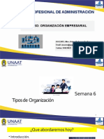 SEMANA 6-Tipos de Organizacion