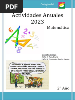 Cuadernillo 2° Año Matematica