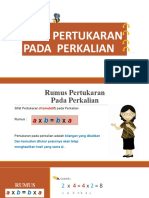 Sifat Pertukaran Pada Perkalian