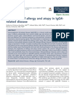 Implication of Allergy and Atopy in IgG4 Related D