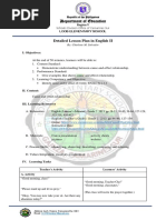 Detailed Lesson Plan in English 2