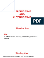 Bleeding Time & Clotting Time Practical New