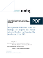 Tesis Inteligencias Multtiples Como Estrategia y Rendiiento Academico UNIR