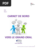 Carnet de Bord Vers Le Grand Oral 23230