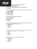 Amity Consumber Behavior Assessment 3