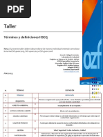 Taller Términos y Definiciones HSEQ 2023