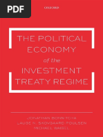 Jonathan Bonnitcha, Lauge N. Skovgaard Poulsen, Michael Waibel - The Political Economy of The Investment Treaty Regime-Oxford University Press 2017 (2017)