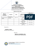 Substitution Plan Sample