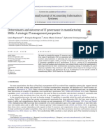 Determinants and Outcomes of IT Governance in - 2019 - International Journal of