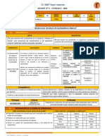 SESIÓN 5 Primer Grado 1°