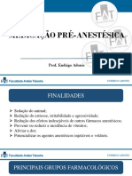 4 - Medicação Pré-Anestésica