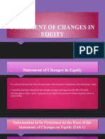 Statement of Clhanges in Equity