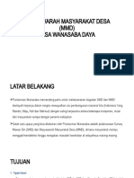 Musyawarah Masyarakat Desa (MMD)