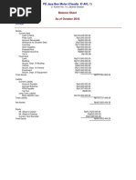 Standard Balance Sheet