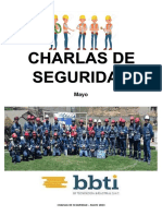 Temas de Las Charlas de Seguridad Mayo 2023