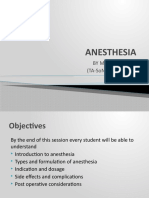 Anesthesia