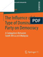 The Influence of The Type of Dominant Party On Democracy - A Comparison Between South Africa and Malaysia (PDFDrive)