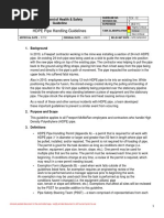 HDPE Pipe Safety Guidelines English