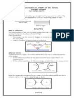 Ray Optics Notes