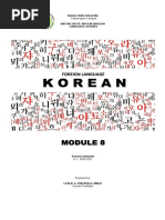 Finals Module8 Korean