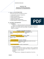 Meeting 8 Appositive and Prepositions