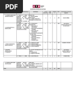 Matriz Del Control de Lectura