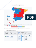 Presidentes de Las Comunidades y Ciudades Autónomas: Editar