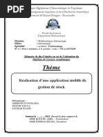 Réalisation D'une Application Mobile de Gestion de Stock