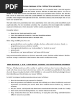 Exam Technique - Editing & Short-Answer Questions (LC & RC)