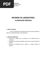 Informe Reacciones Químicas