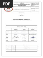 PO-FO-14 Procedimeinto Cambio de Neumaticos