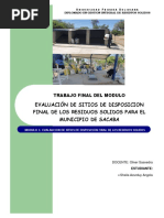 Trabajo Final Sitios Relleno Sanitario GAMS