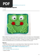 2023/05/frog Crochet Square - HTML